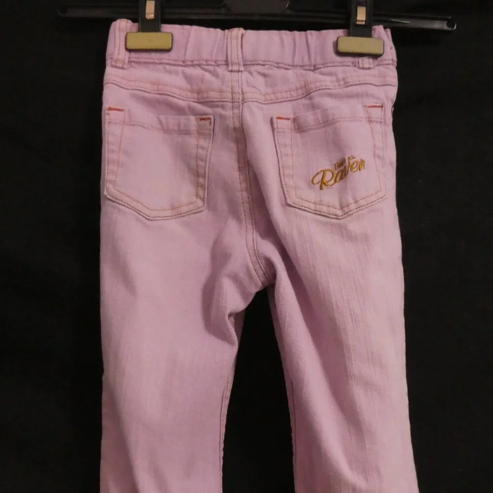 DISNEY - That's So Raven | size 5 | Pink Denim Jeans | Bell / Flare Bottoms - Picture 13 of 16